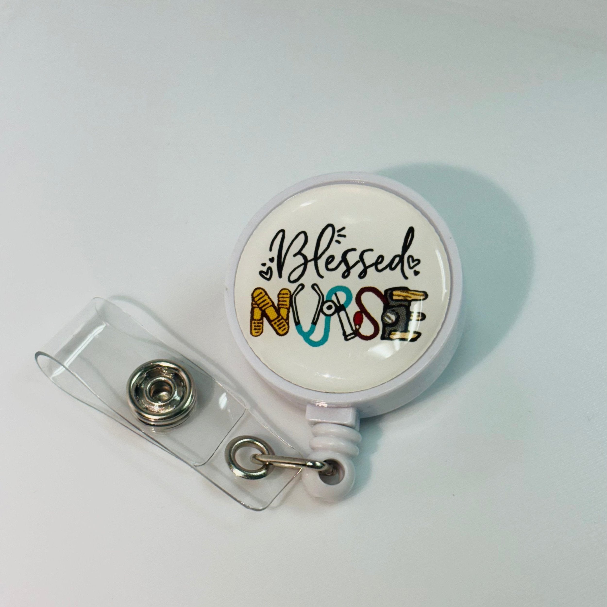 Retractable Badge for Nurses - 4 Designs!